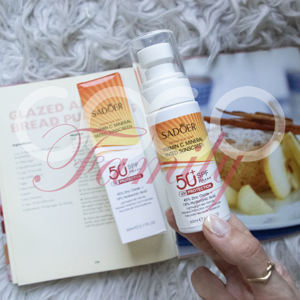 ضد آفتاب رنگی SPF50 ویتامین C سادور